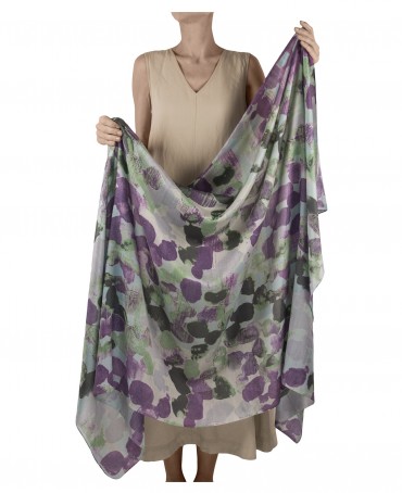 Палантин Женский SN40-OMBRE/BLEU.CIEL